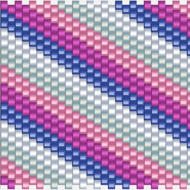 Perlenkettemuster-häkeln-Linien-verlaufen-von-lins-unten-nach-rechts-oben-in-den-Farben-weiss-pink-rosa-blau-hellgrün.