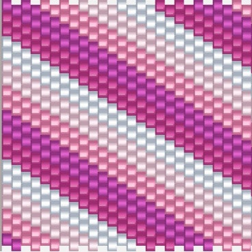  Stoffmuster in pink und weiß mit vertikalen Streifen.