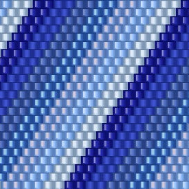  Ein kunstvolles Muster aus blauen Dreiecken, das Raffinesse und Kreativität in jedem Detail ausstrahlt.