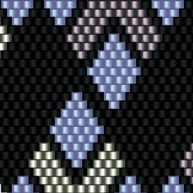 Stilvolles geometrisches Design in Blau und Lila, ideal für kreative Projekte.