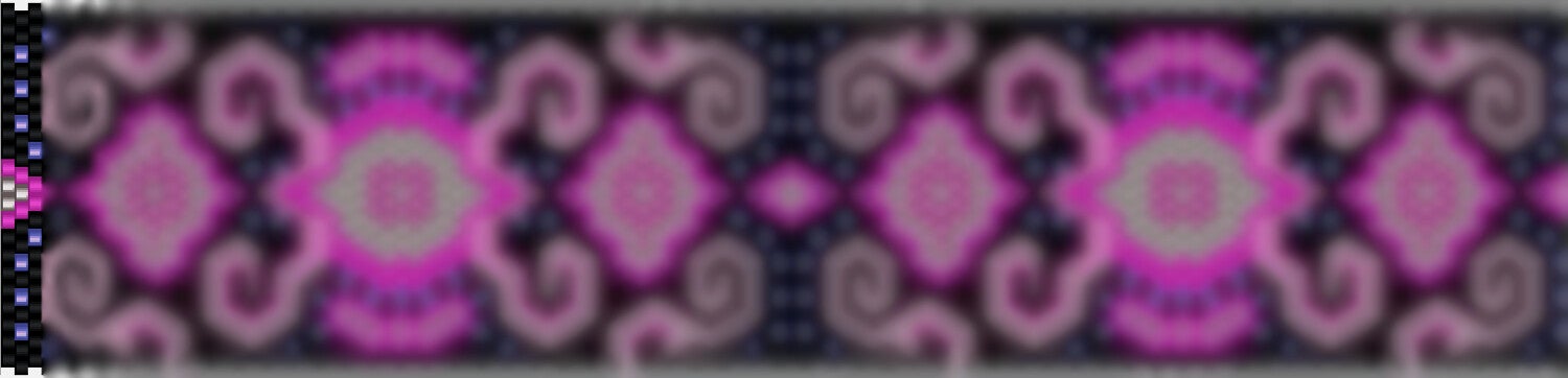 V schwarz pink silber lila violet