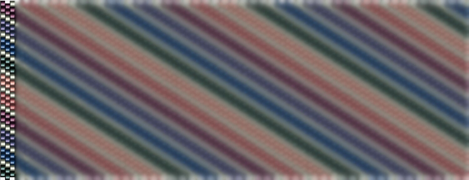  Farbig, gestreiftes  mit schickem diagonalen Muster, perfekt für elegante Häkelmuster und kreative Designs.