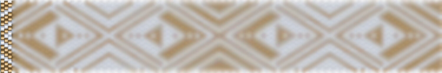 Perlenkettenmuster-häkeln-in-den-Farben-goldig-und-weiss-in-Diamantenform-und-Dreiecken.