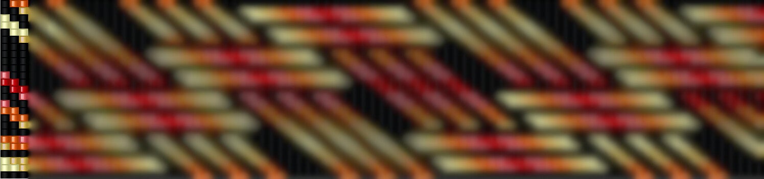 Armbänder aus Perlen weben Mustervorlage Download