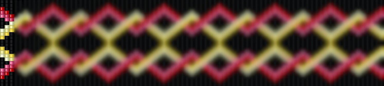 Armbänder aus Perlen weben Mustervorlage Download