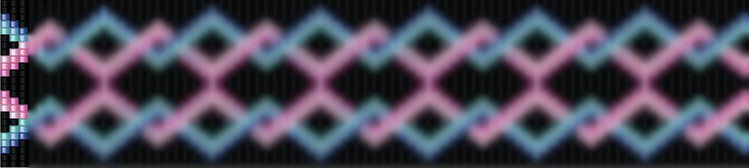 Armbänder aus Perlen weben Mustervorlage Download