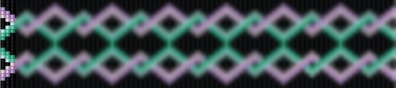 Armbänder aus Perlen weben Mustervorlage Download