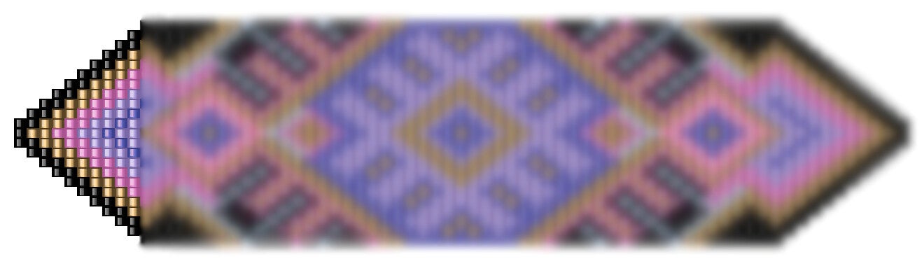 Armbänder aus Perlen weben Mustervorlage Download