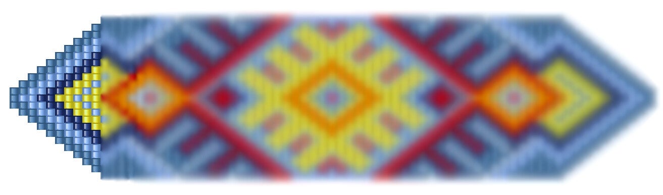 Armbänder aus Perlen weben Mustervorlage Download