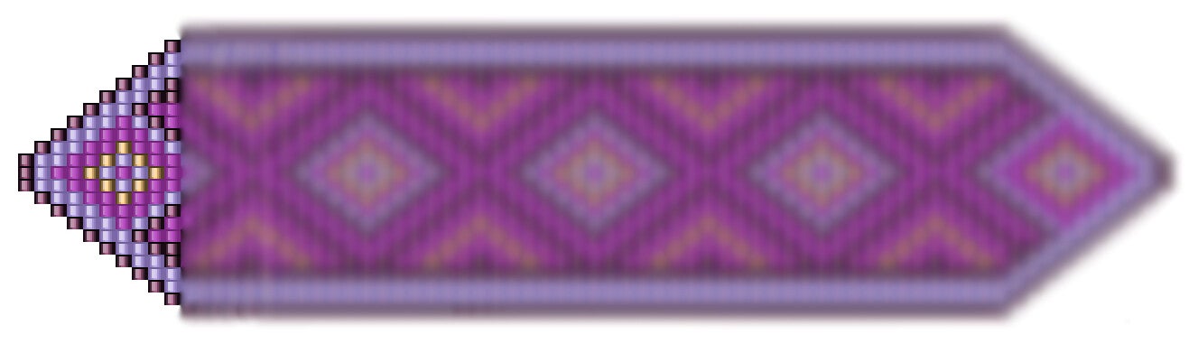 Armbänder aus Perlen weben Mustervorlage Download