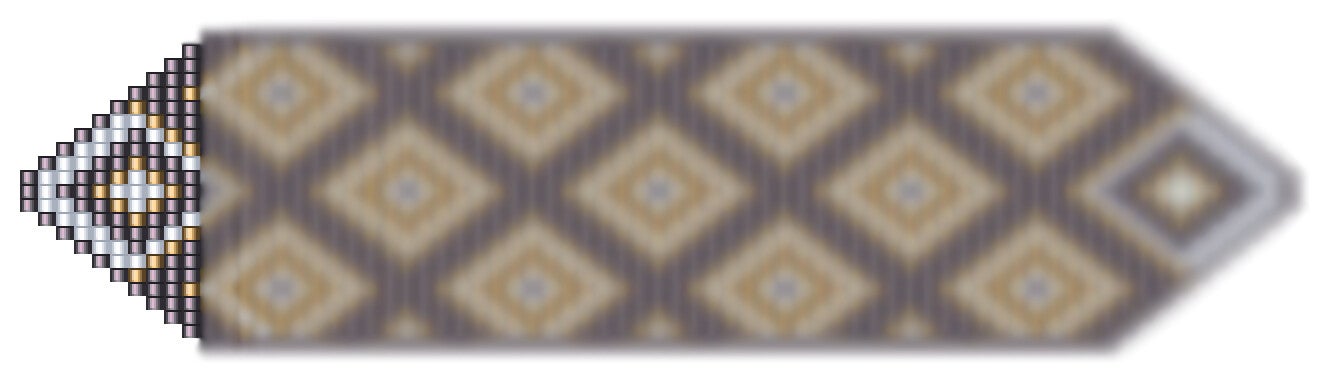 Armbänder aus Perlen weben Mustervorlage Download