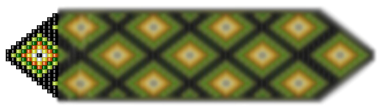 Armbänder aus Perlen weben Mustervorlage Download