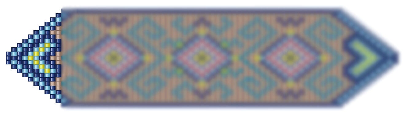 Armbänder aus Perlen weben Mustervorlage Download