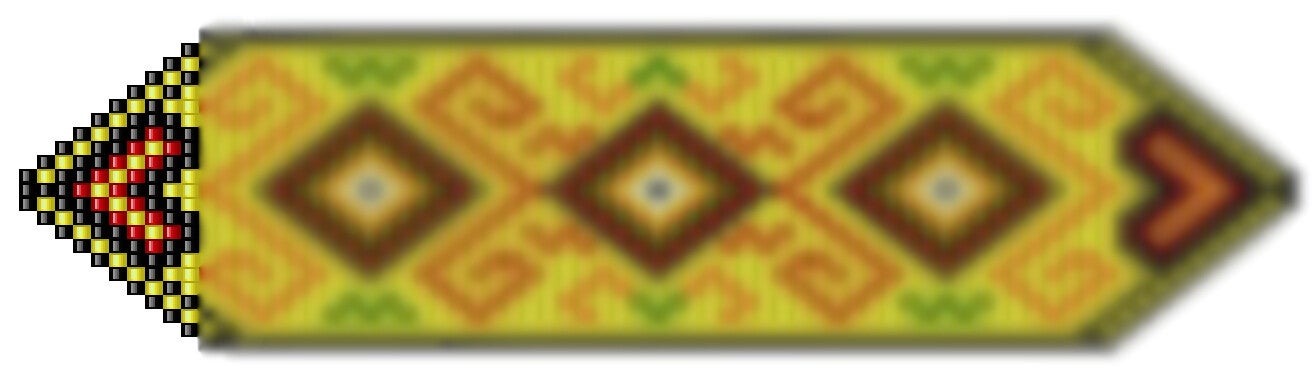 Armbänder aus Perlen weben Mustervorlage Download