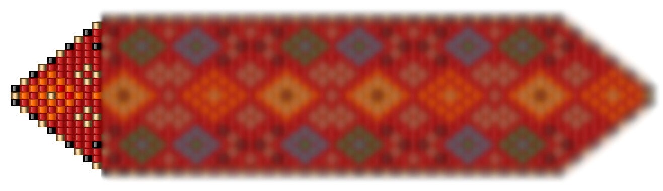 Armbänder aus Perlen weben Mustervorlage Download