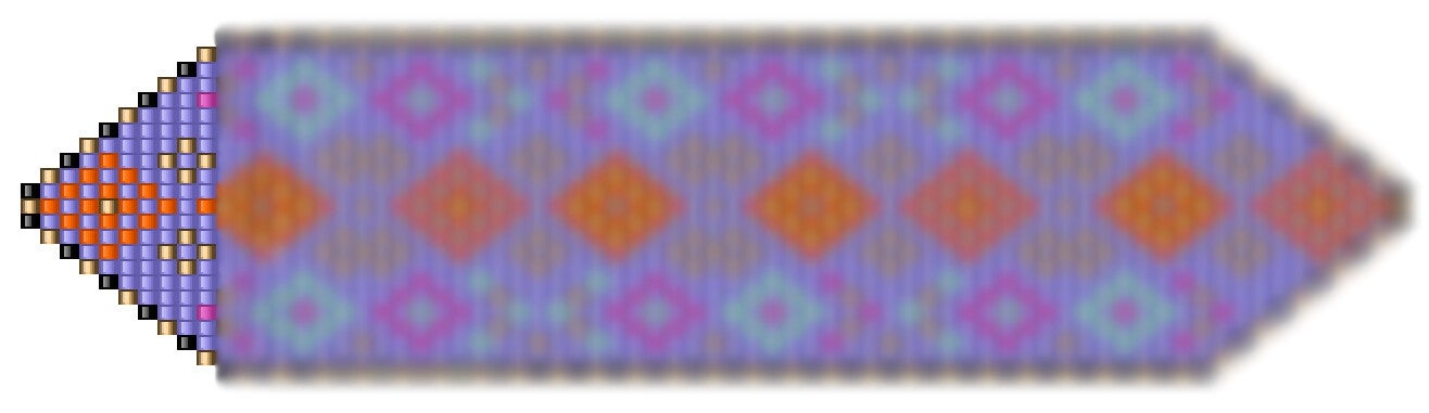 Armbänder aus Perlen weben Mustervorlage Download