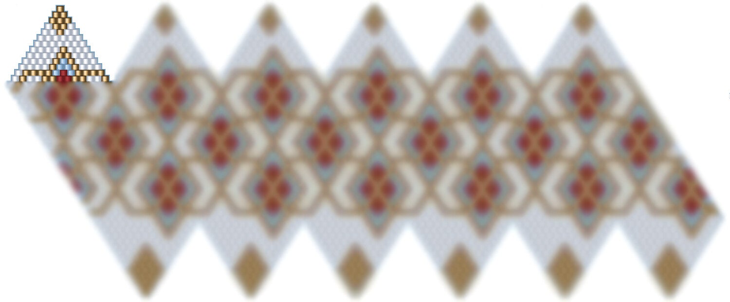 Weihnachtskugel aus Perlen häkel Mustervorlage