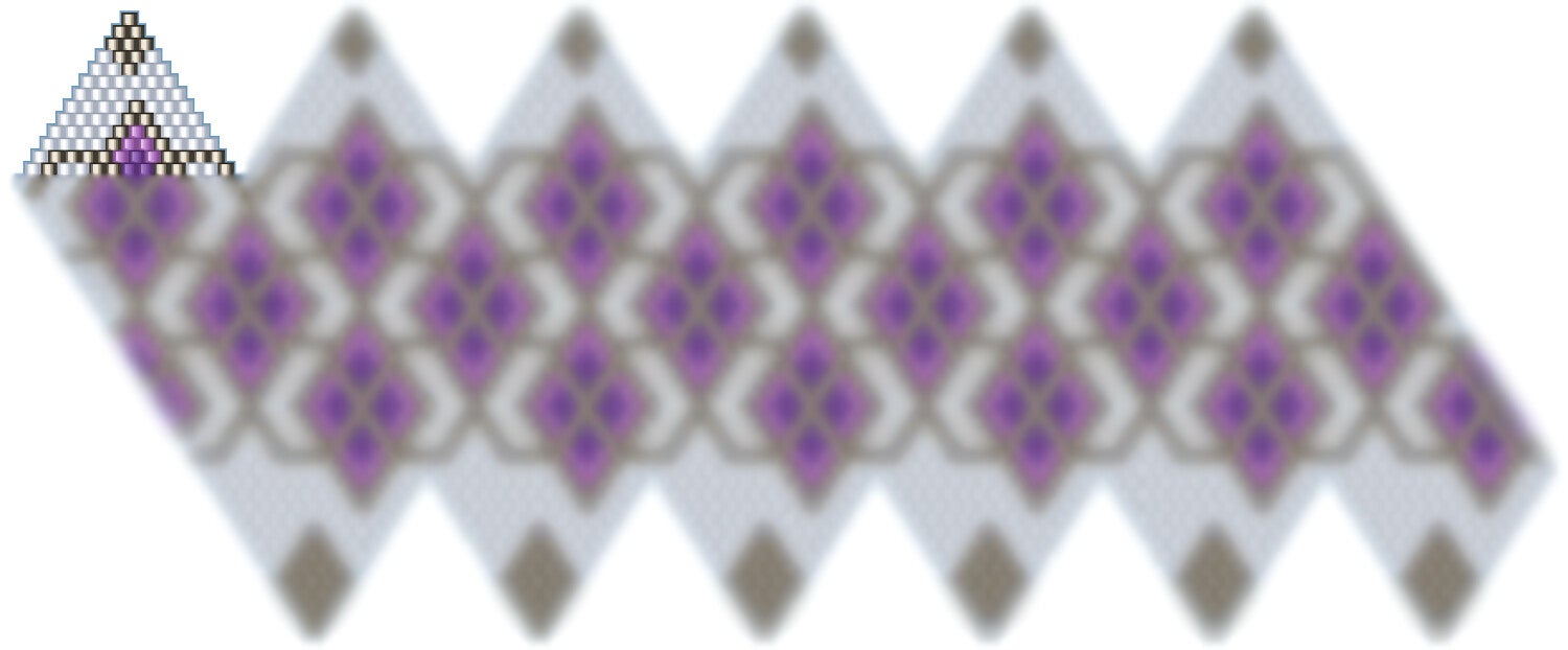 Weihnachtskugel aus Perlen häkel Mustervorlage