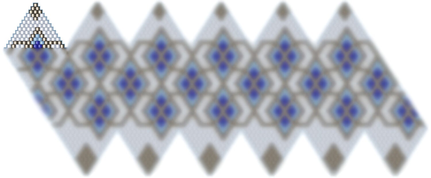 Weihnachtskugel aus Perlen häkel Mustervorlage