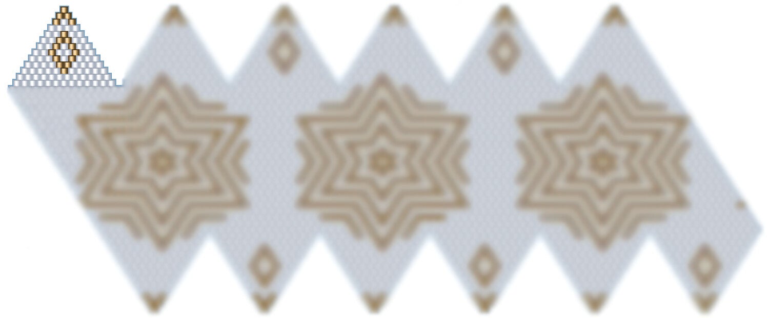 Weihnachtskugel aus Perlen häkel Mustervorlage