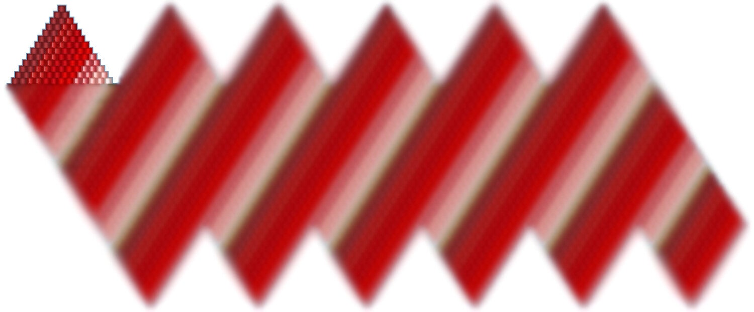 Weihnachtskugel aus Perlen häkel Mustervorlage