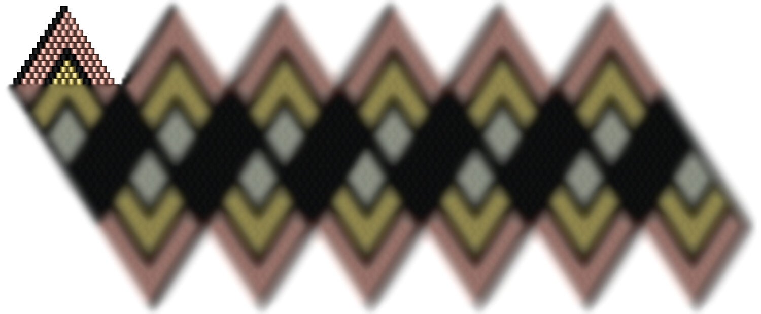 Weihnachtskugel aus Perlen häkel Mustervorlage