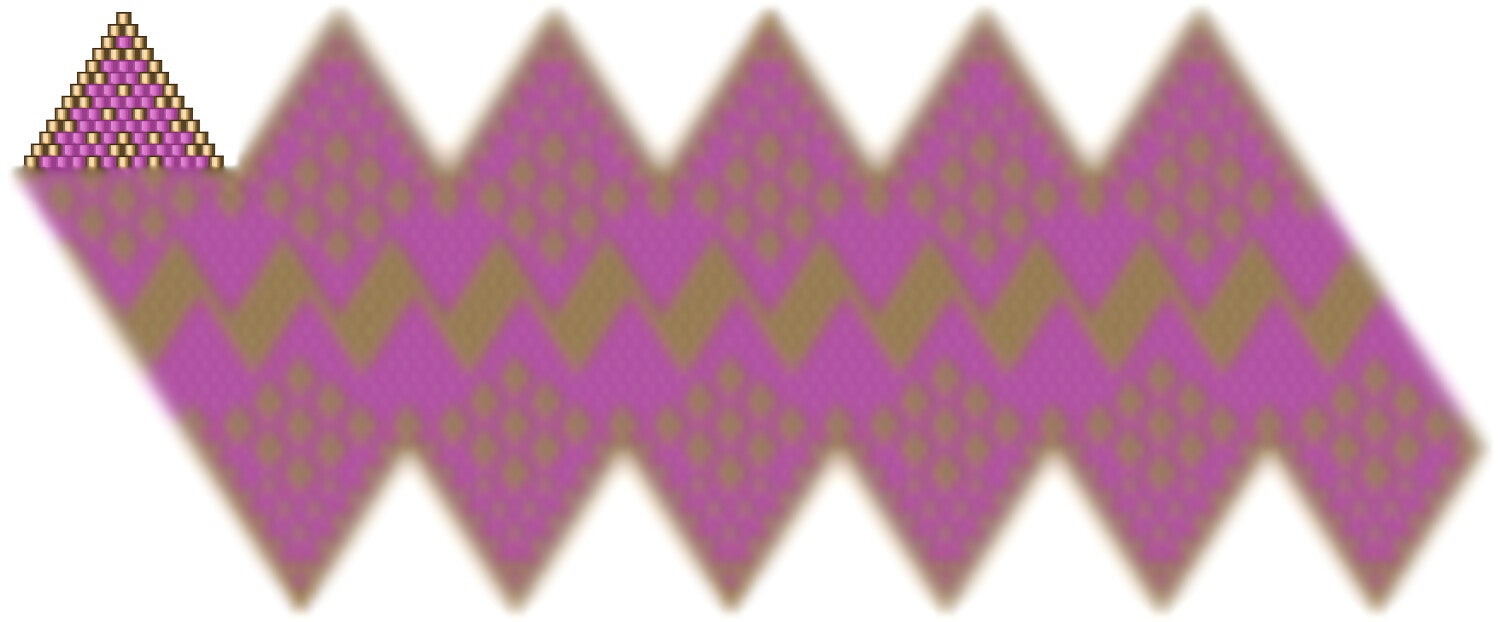 Weihnachtskugel aus Perlen häkel Mustervorlage