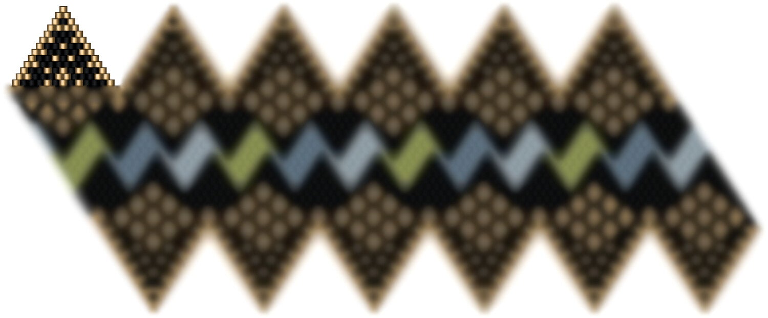 Weihnachtskugel aus Perlen häkel Mustervorlage