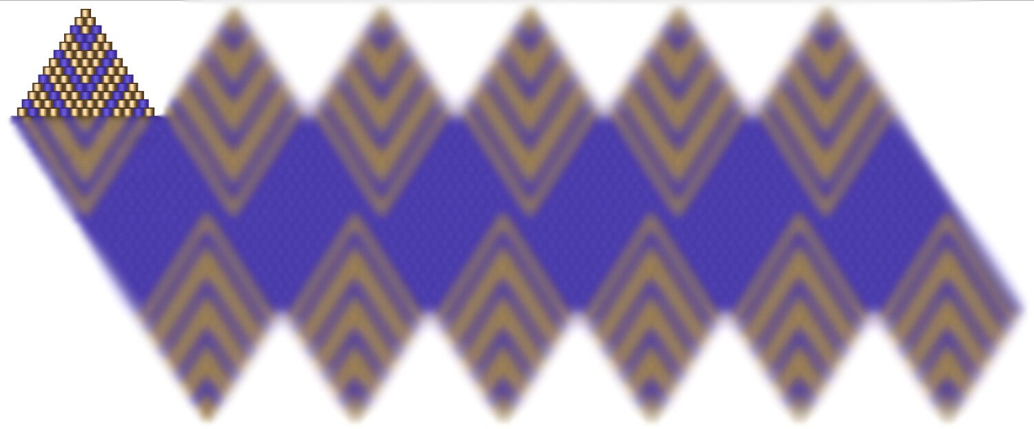 Weihnachtskugel aus Perlen häkel Mustervorlage