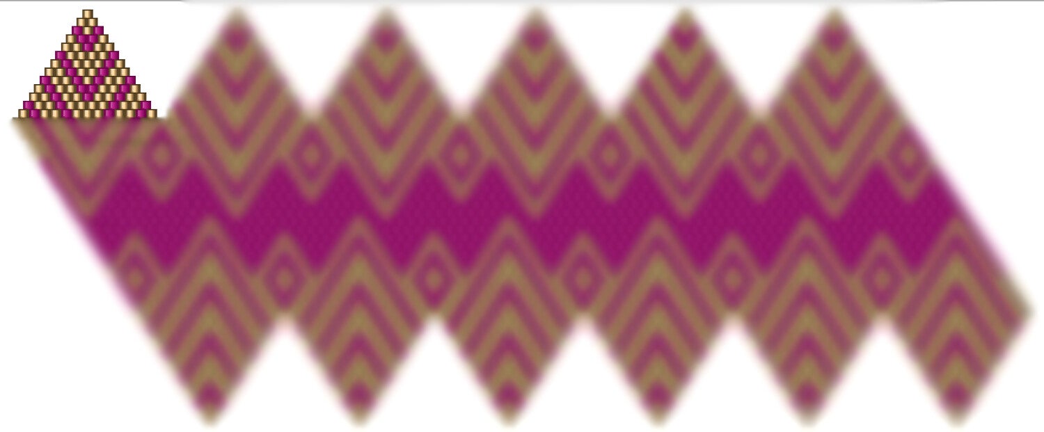 Weihnachtskugel aus Perlen häkel Mustervorlage