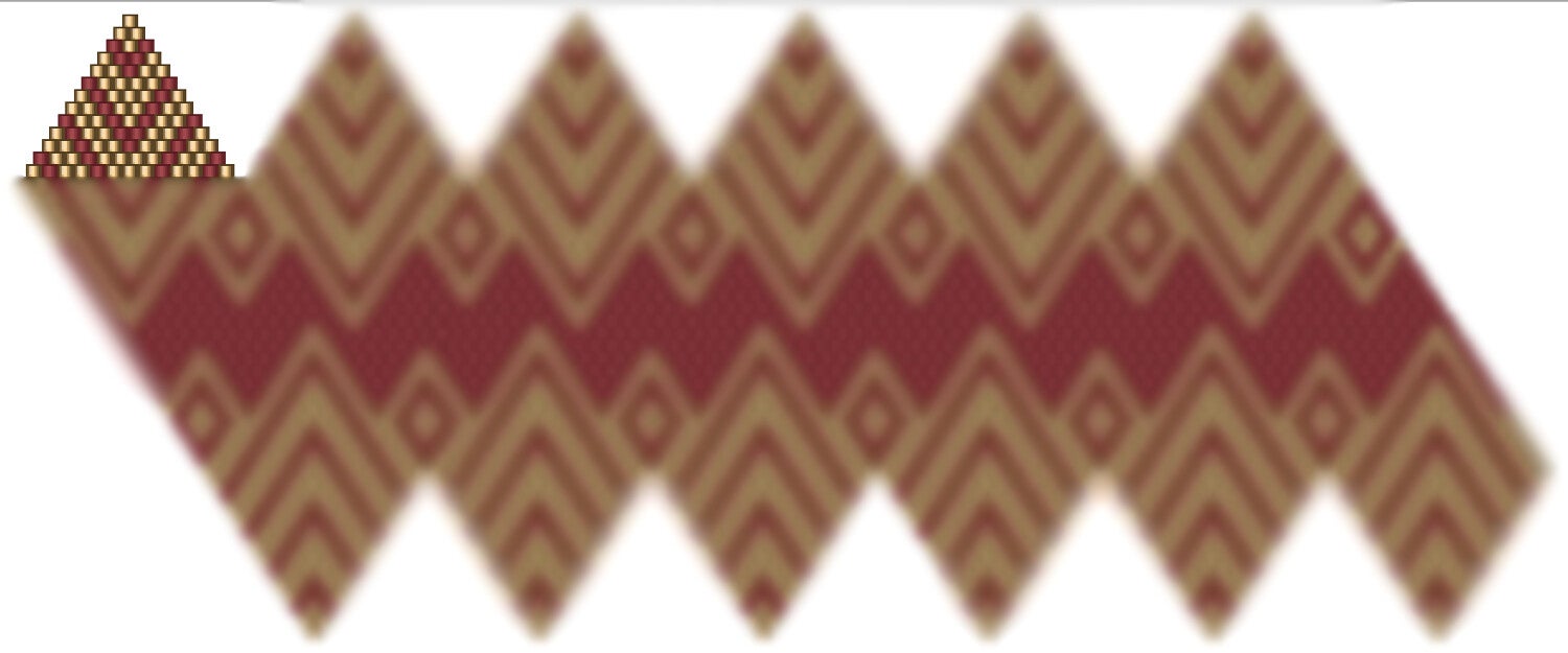 Weihnachtskugel aus Perlen häkel Mustervorlage