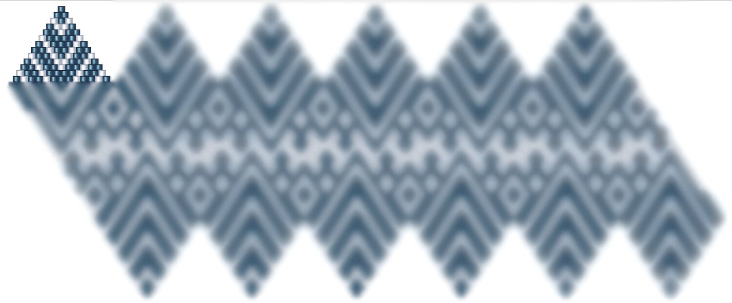 Weihnachtskugel aus Perlen häkel Mustervorlage