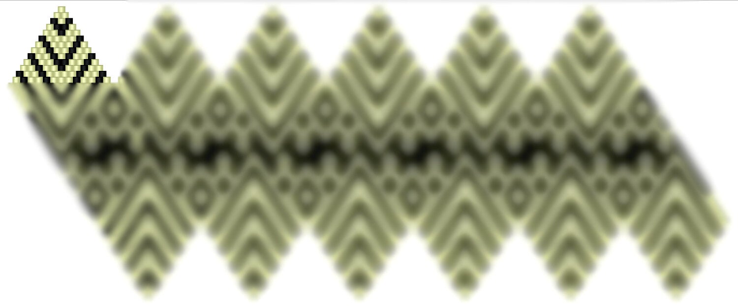 Weihnachtskugel aus Perlen häkel Mustervorlage