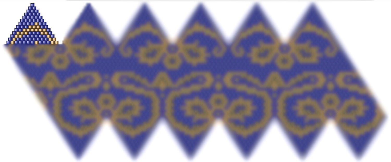 Weihnachtskugel aus Perlen häkel Mustervorlage