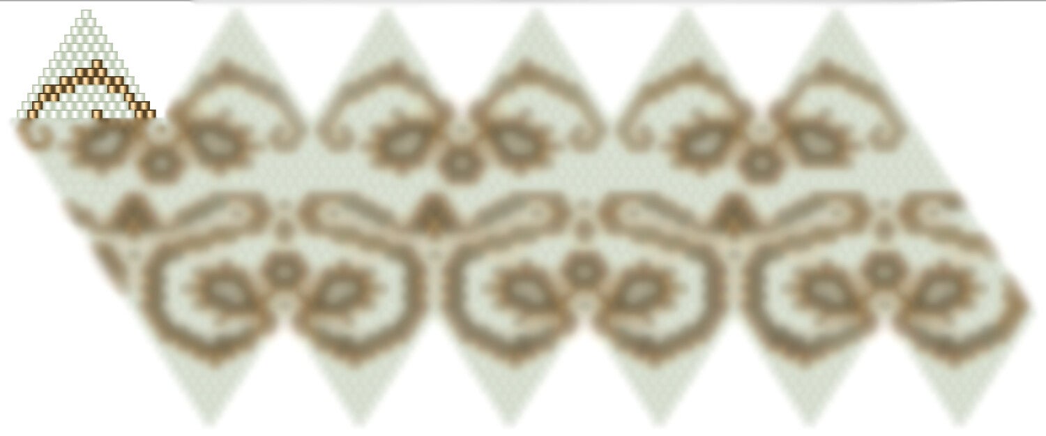 Weihnachtskugel aus Perlen häkel Mustervorlage