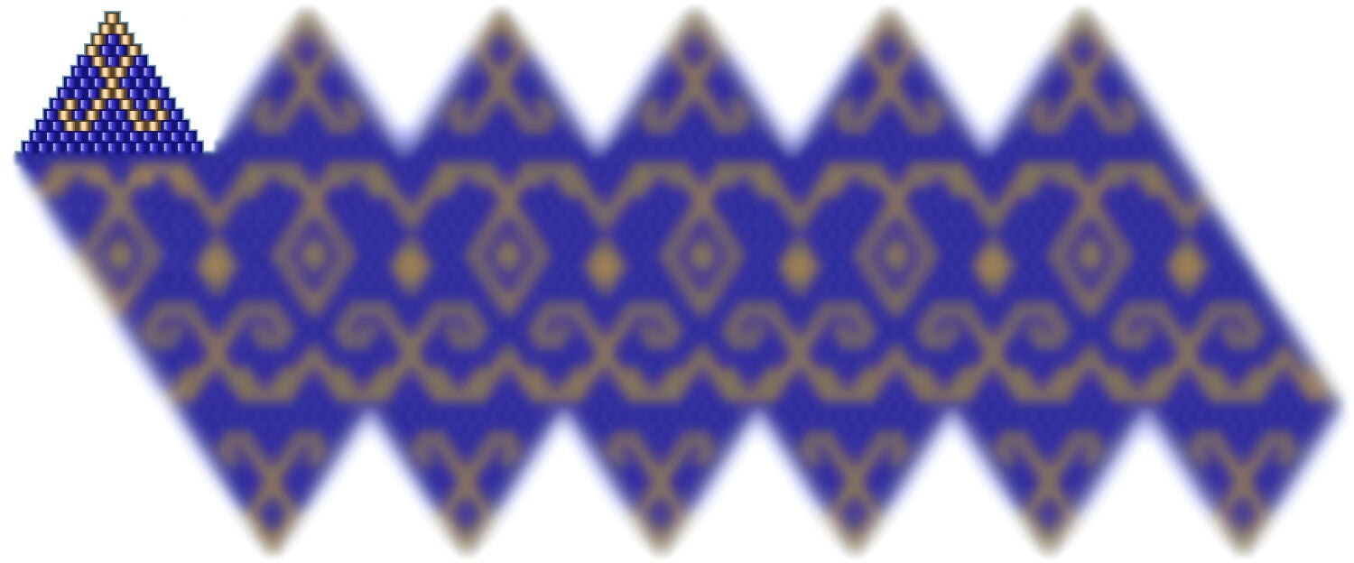 Weihnachtskugel aus Perlen häkel Mustervorlage