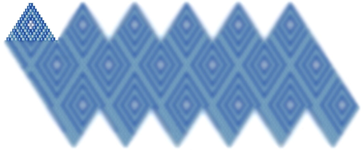 Weihnachtskugel aus Perlen häkel Mustervorlage