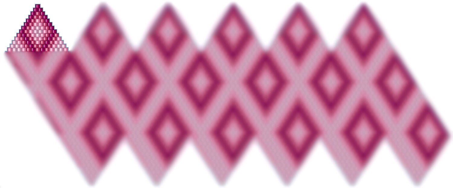 Weihnachtskugel aus Perlen häkel Mustervorlage