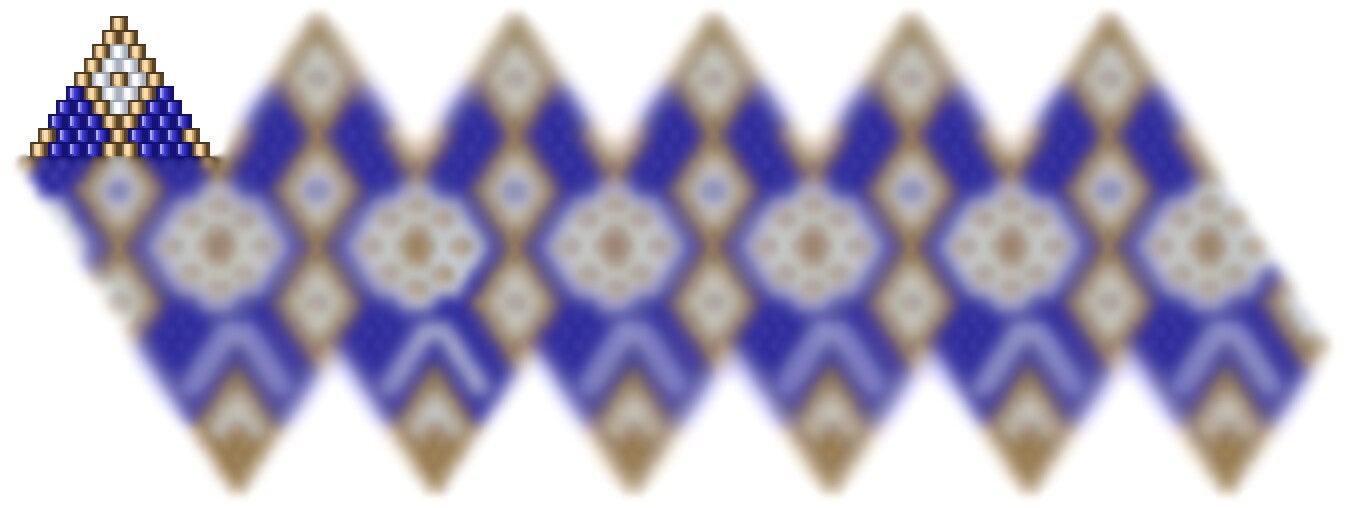 Weihnachtskugel aus Perlen häkel Mustervorlage