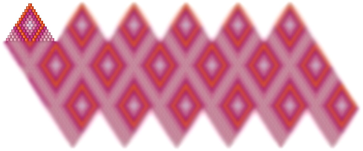 Weihnachtskugel aus Perlen häkel Mustervorlage