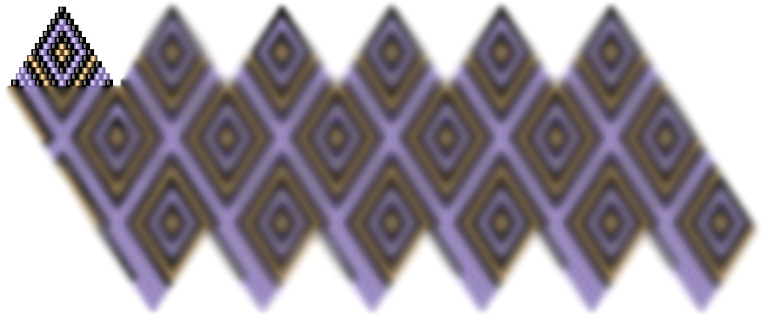 Weihnachtskugel aus Perlen häkel Mustervorlage