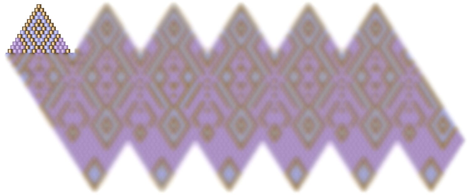 Weihnachtskugel aus Perlen häkel Mustervorlage