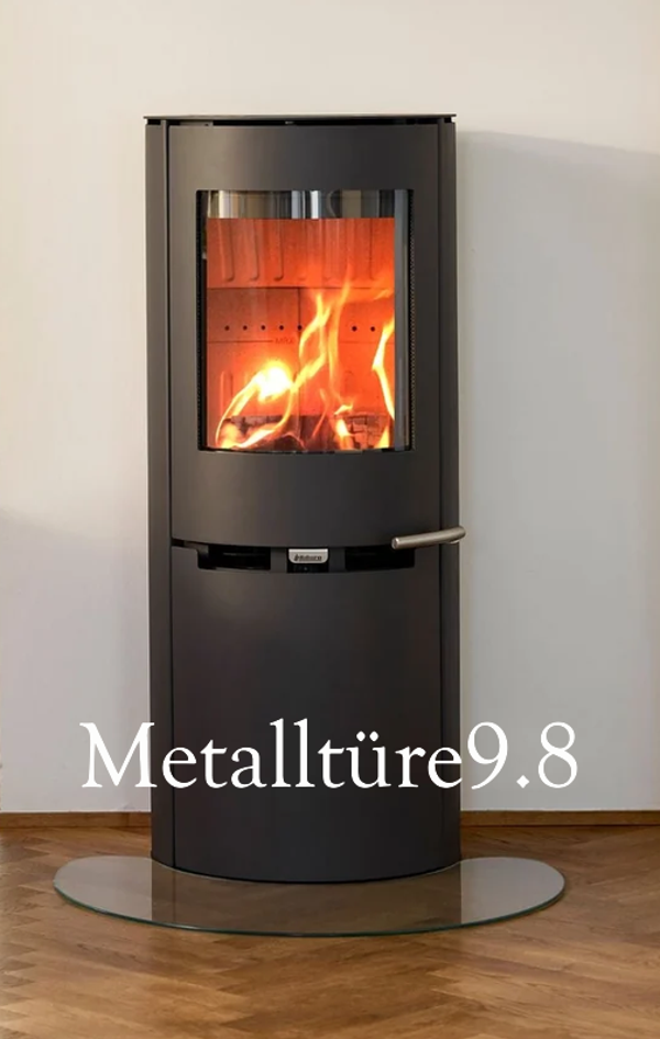 Aduro 9.8 und Aduro 9.8 Lux Glastüre Kaminofen Holzofen, Gehäuse Schwarz