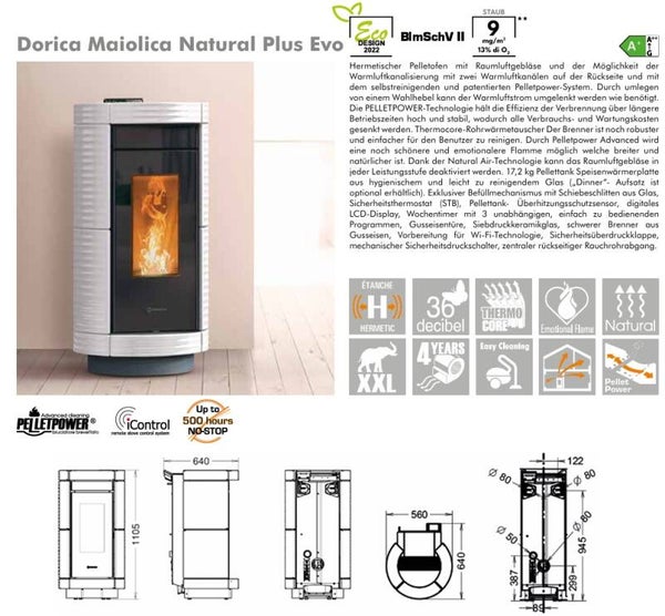 Dorica Maiolica Natural Plus EVO Kanalisierbar