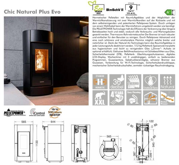 Chic Natural EVO Plus Kanalisierbar