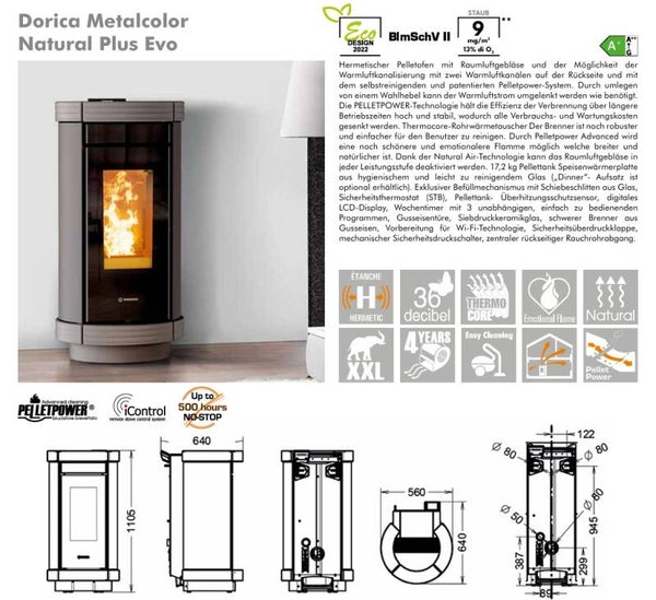 Doriza Metalcolor Natural Plus EVO Kanalisierbar