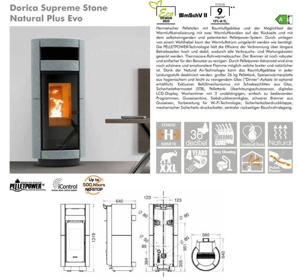 Dorica Supreme Stone Natural Plus EVO Kanalisierbar
