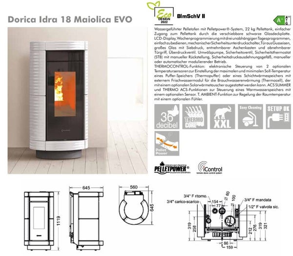 Dorica Idra 18 Maiolica EVO