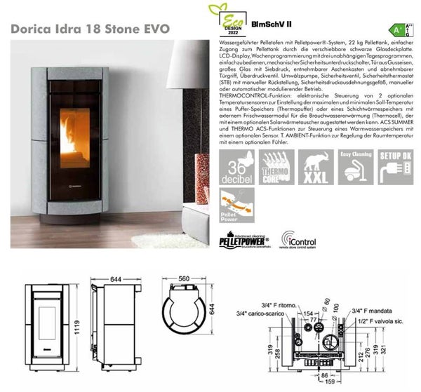 Dorica Idra 18 Stone EVO