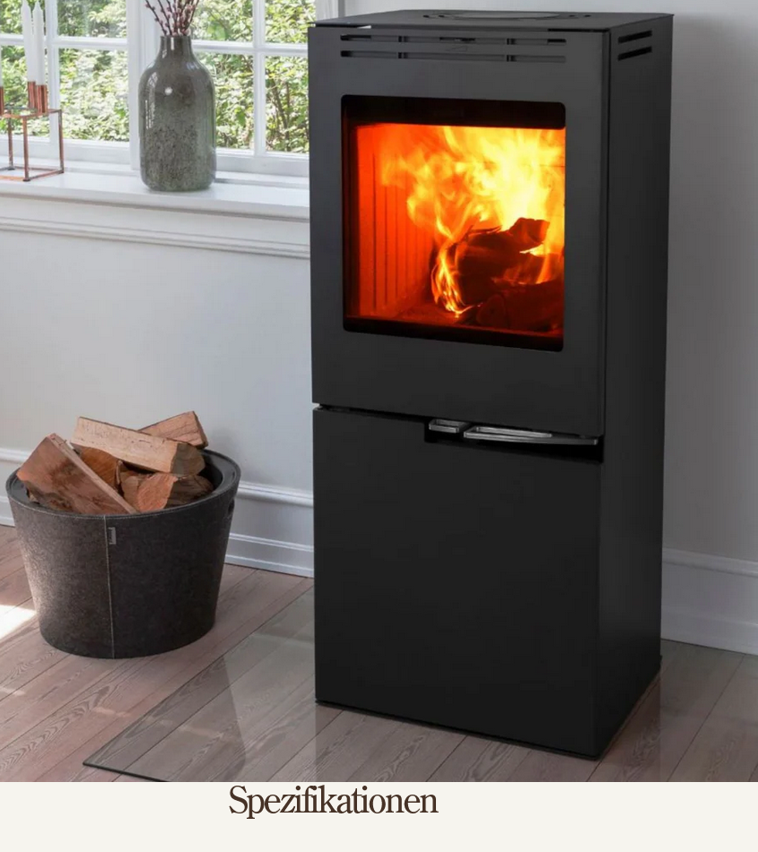 Hybridofen Aduro H5, Farbe Schwarz